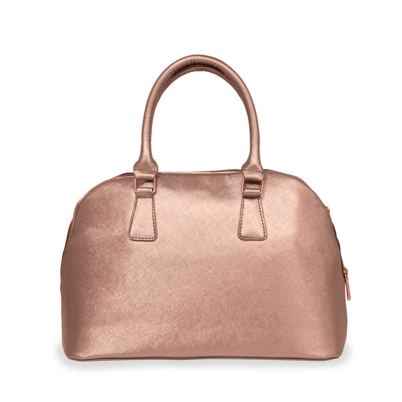 rose gold lunch bag