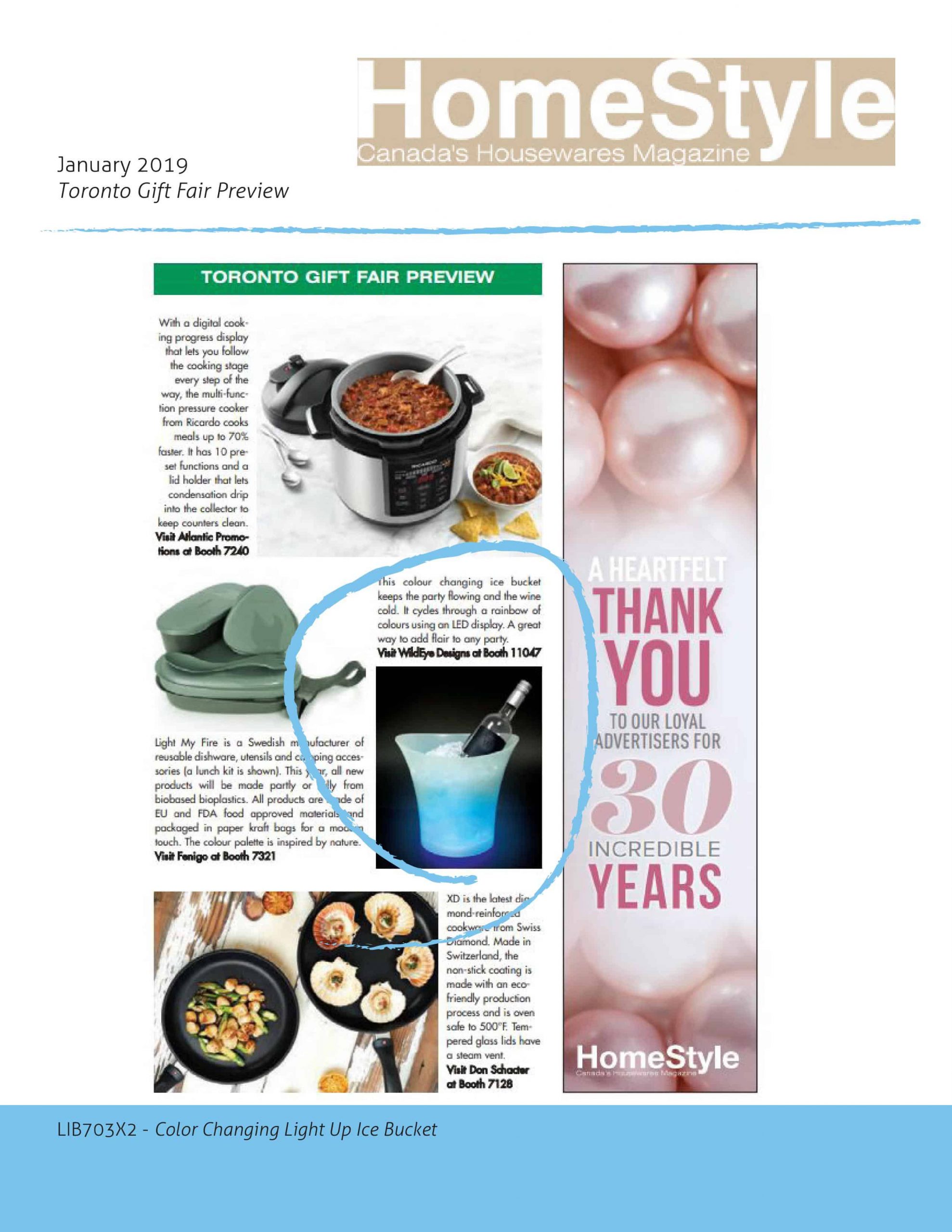 HomeStyle Canada's Housewares Magazine January 2019 Issue