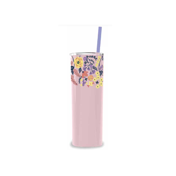 20 Oz Double Wall Insulated Stainless Steel Tumblers -Powder Coated, Multi  Color