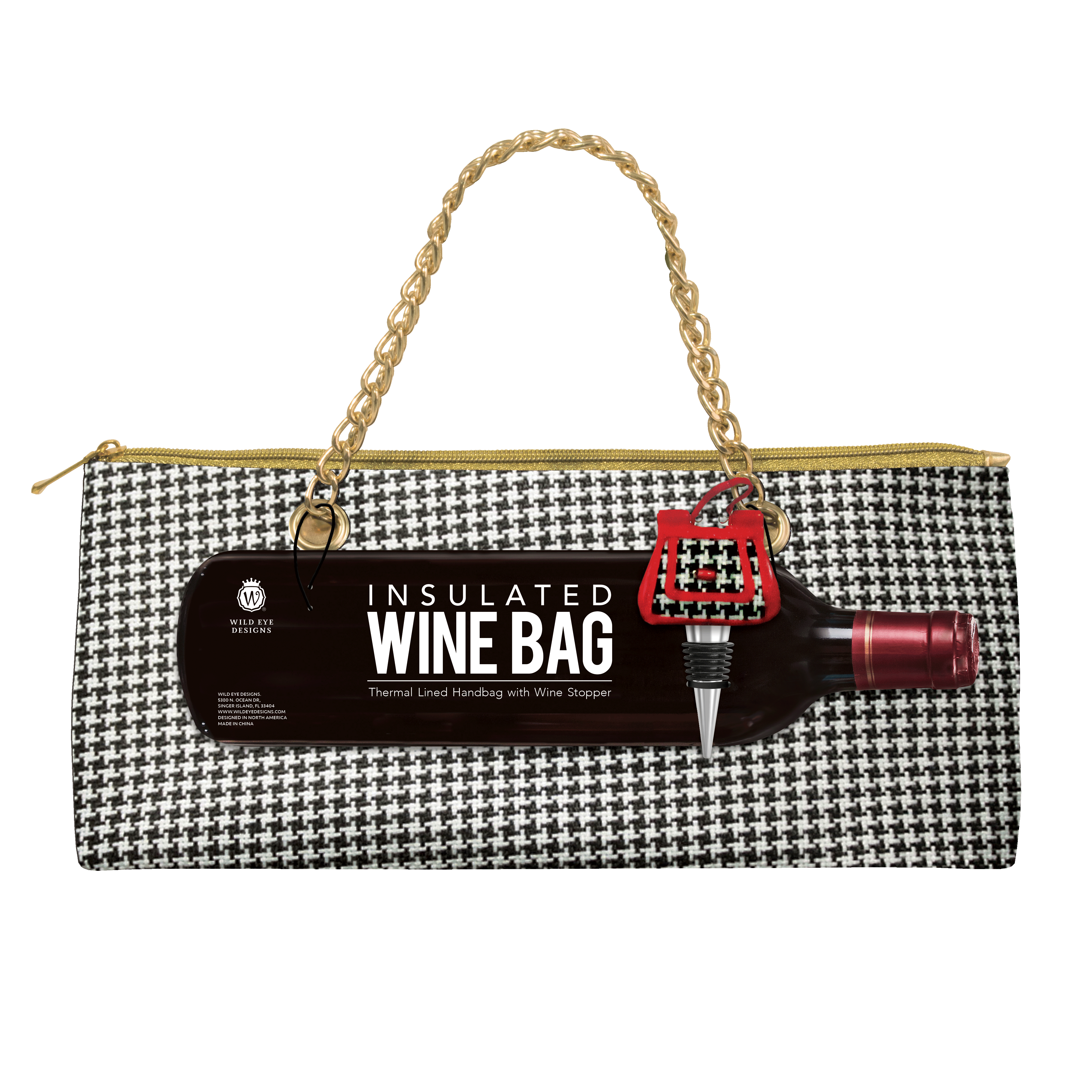 Custom Six Bottle Wine Tote, Reinforced Handle | Simply Green Solution —  Simply+Green Solutions